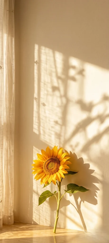 Golden Hour Sunflower Wallpaper HD 